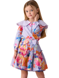 Angel & Rocket Kids' Cape Collar Top, Blue