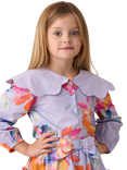 Angel & Rocket Kids' Cape Collar Top, Blue