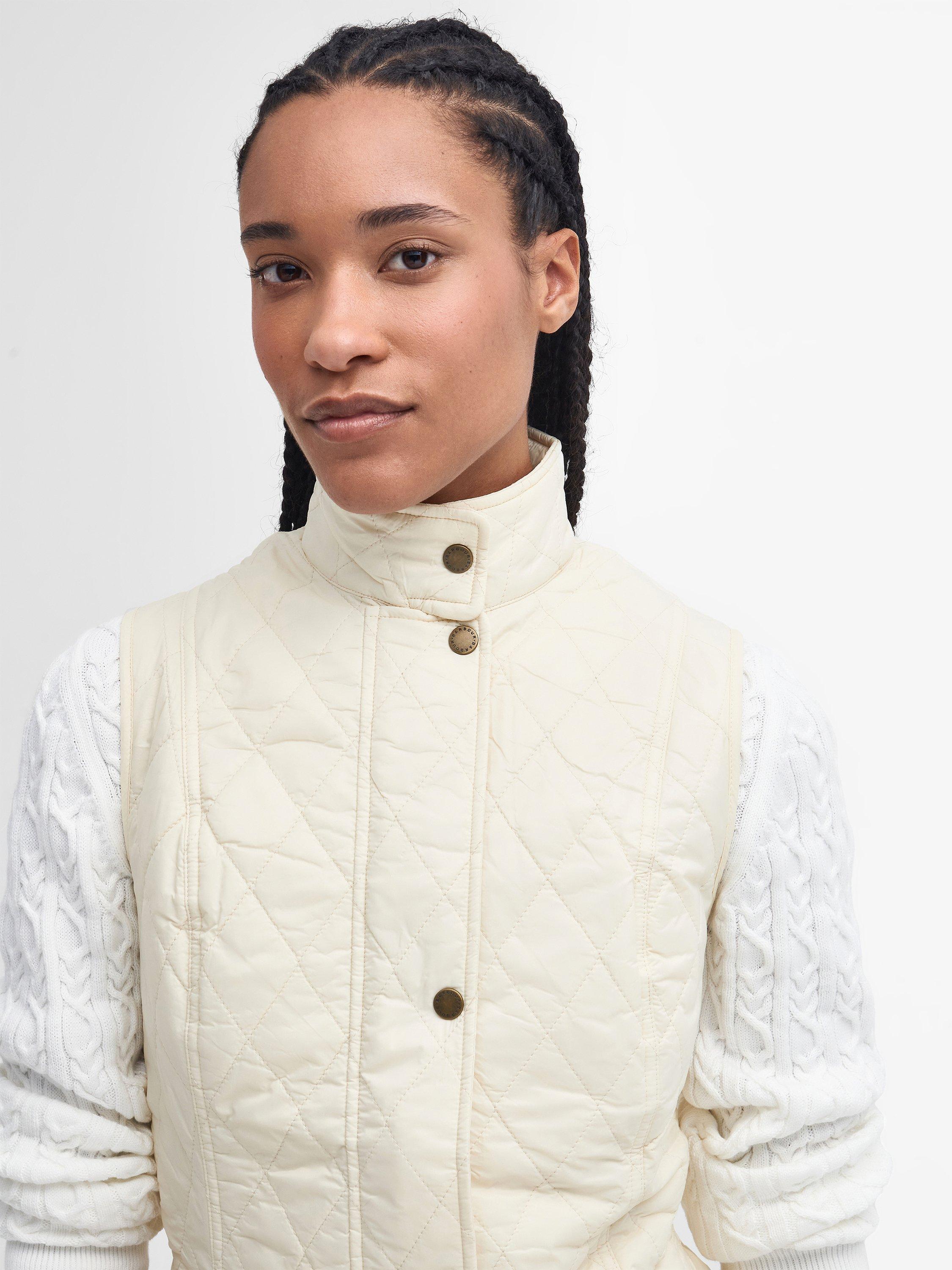 Product image 5 of 9, which shows Barbour Otterburn Quilted Gilet, Summer Pearl, 8