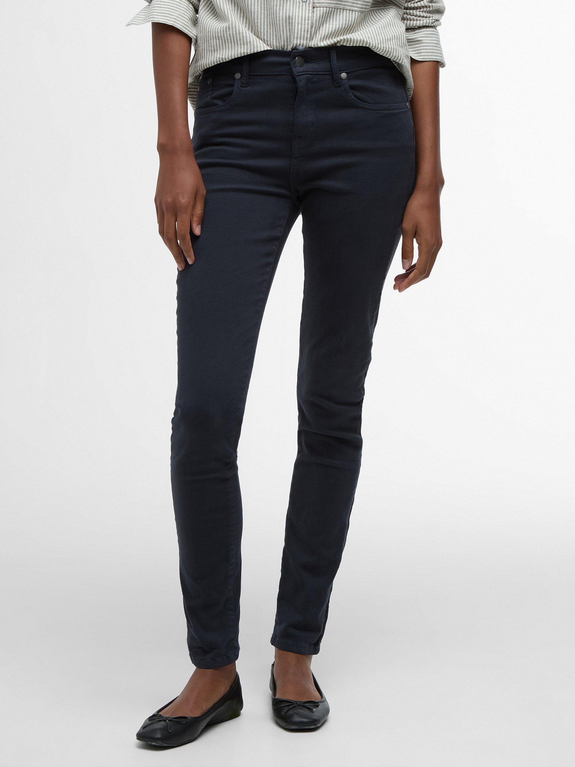 Product image 3 of 7, which shows Barbour Essential Slim Jeans, Navy, 8R
