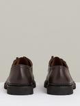 Reiss Hatton Leather Moccasins, Dark Brown