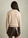 Reiss Ava Open Neck Wool Rich Jumper