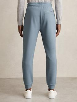 Reiss Premier Tapered Joggers, Light Blue - view 2, Light Blue