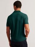 Ted Baker Broch Regular Fit Short Sleeve Polo Shirt, Olive