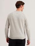 Ted Baker Glant Cashmere Regular Fit Long Sleeve T-Shirt, Grey