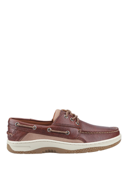Sperry Billfish Wide Fit 3-Eye Leather Boat Shoes, Brown