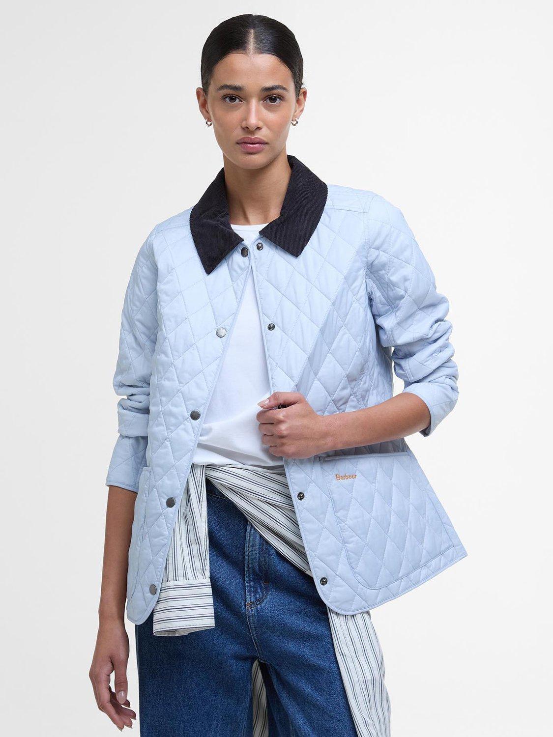 Barbour Annanda Quilted Jacket, Breeze Blue