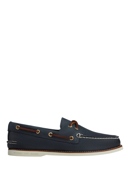 Gold Cup Authentic 2 Eye Boat Shoes, Navy