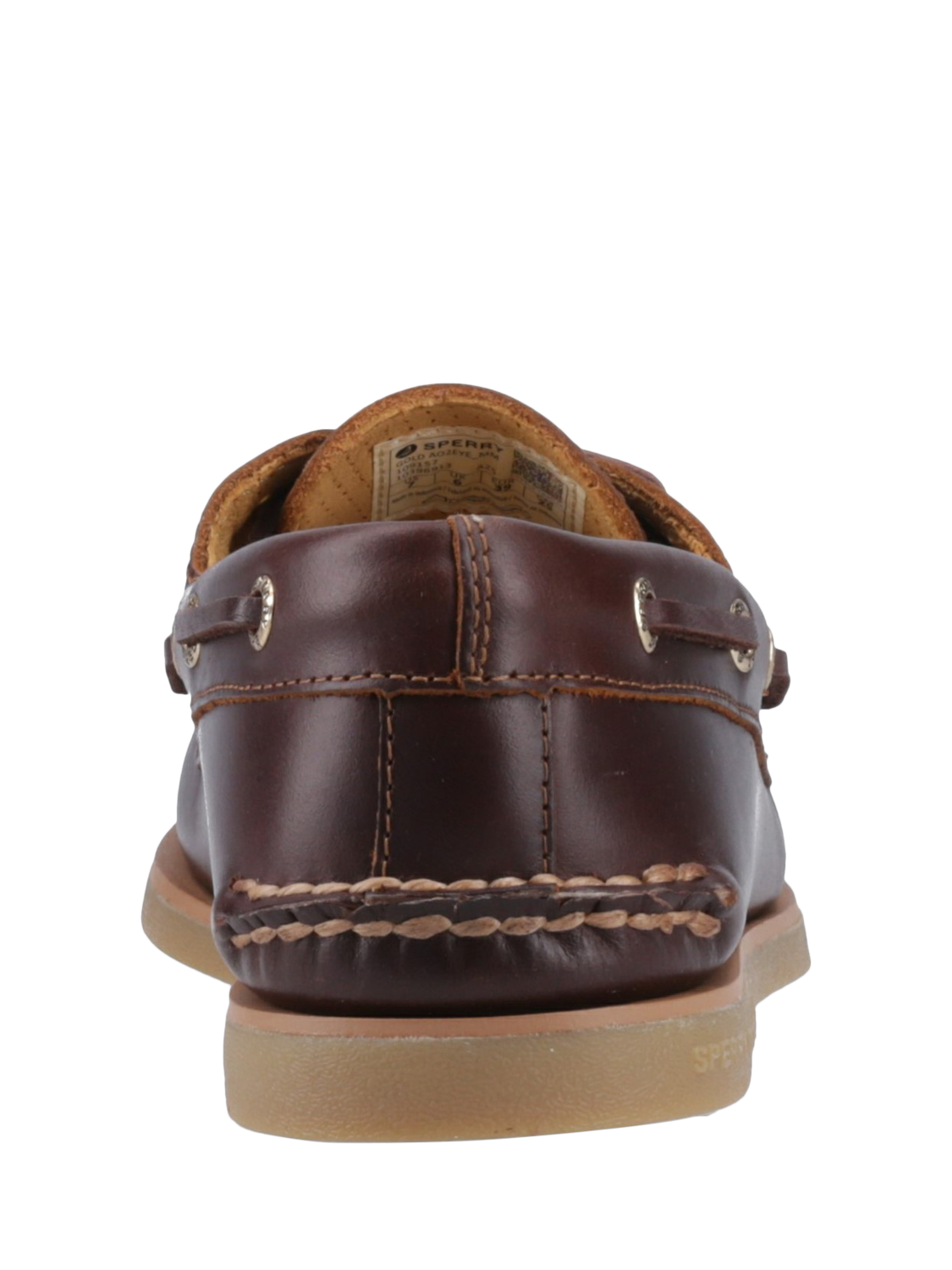 Product image 4 of 4, which shows Sperry Gold Cup Leather Boat Shoes, Brown, 6
