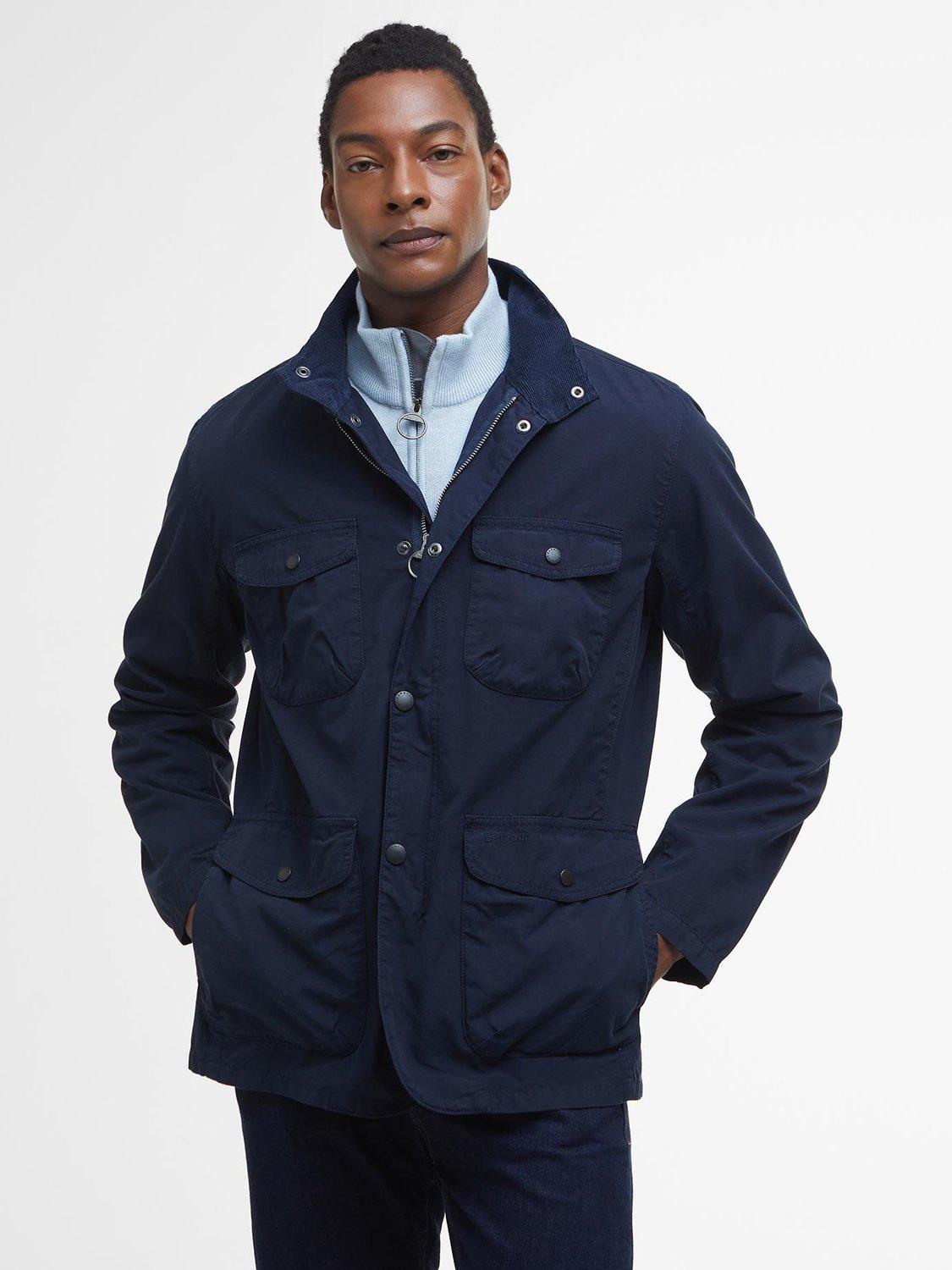 Product image 1 of 7, which shows Barbour Ogston Casual Jacket, Navy, S