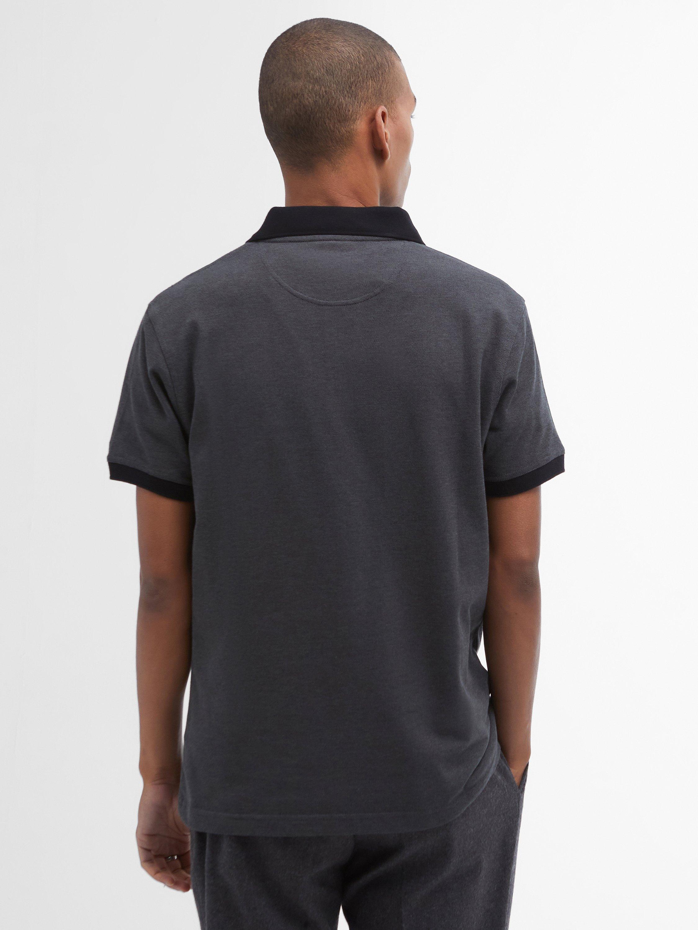Product image 2 of 7, which shows Barbour Essential Sport Polo Shirt, Black, S