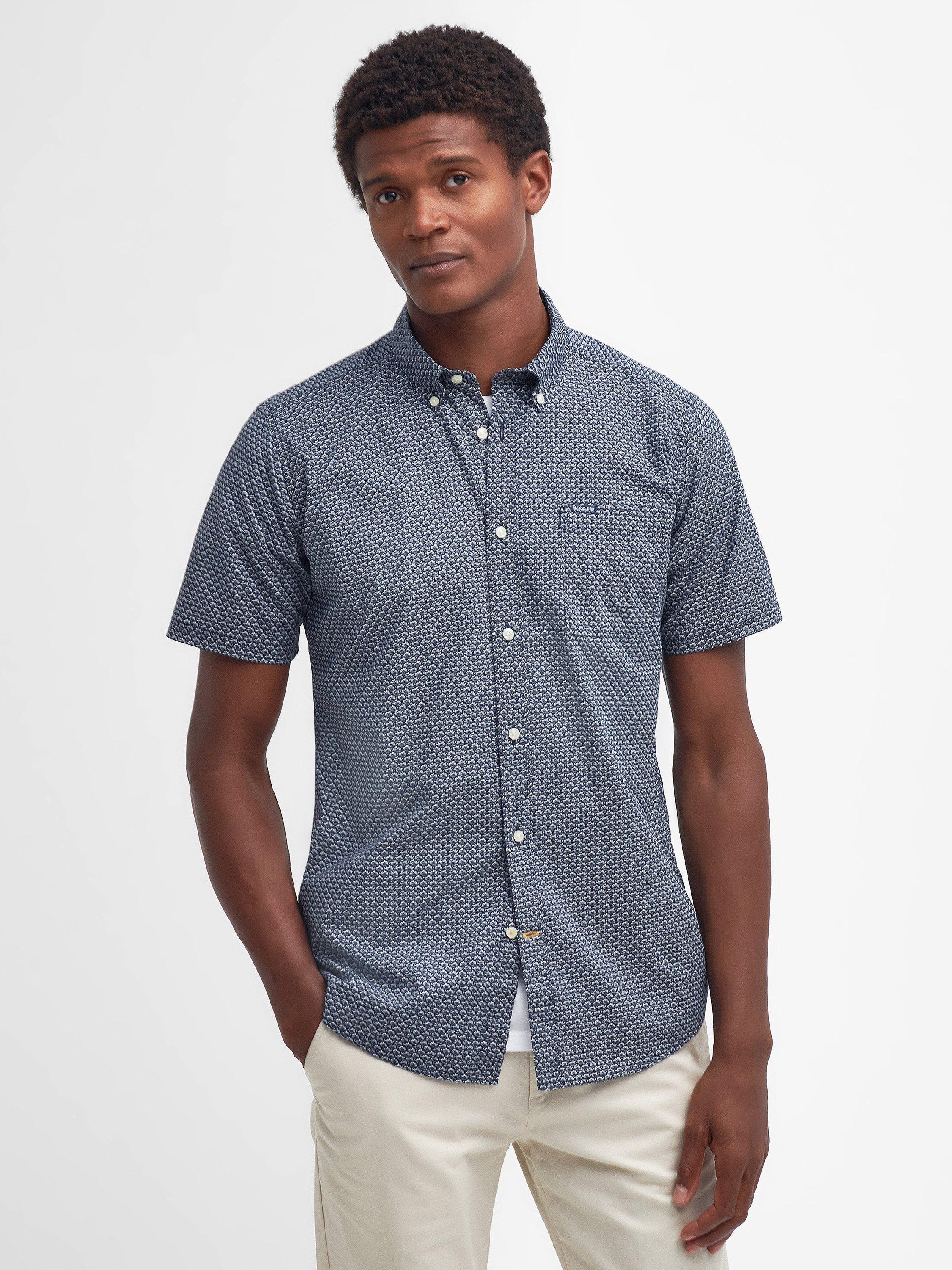Barbour Shell Tailored Shirt, Navy
