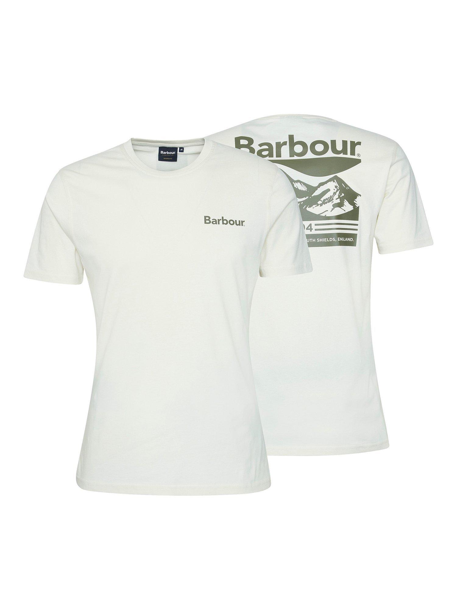 Product image 4 of 6, which shows Barbour Camber Oceana Graphic T-Shirt, Antique White, L
