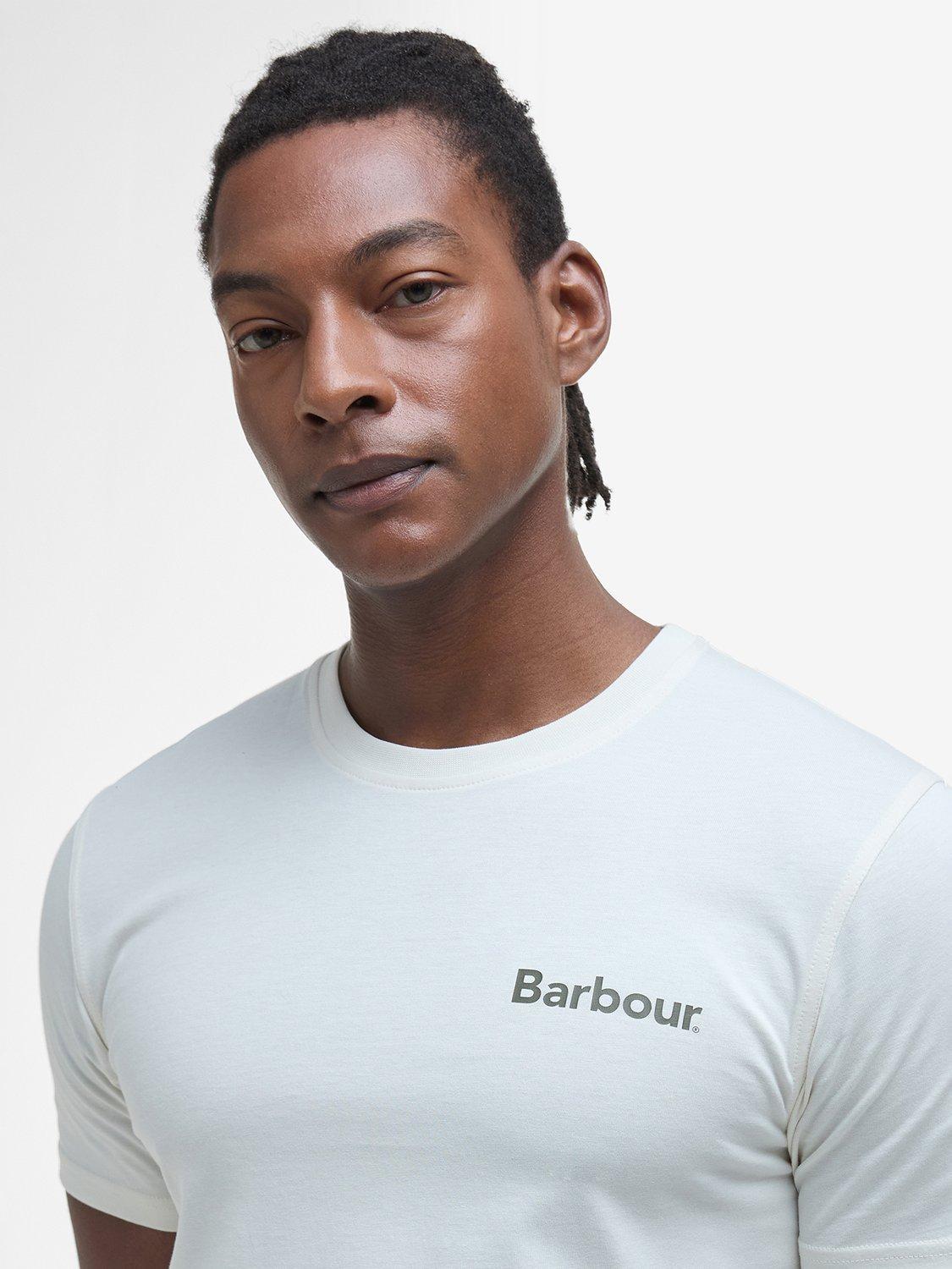 Product image 5 of 6, which shows Barbour Camber Oceana Graphic T-Shirt, Antique White, L