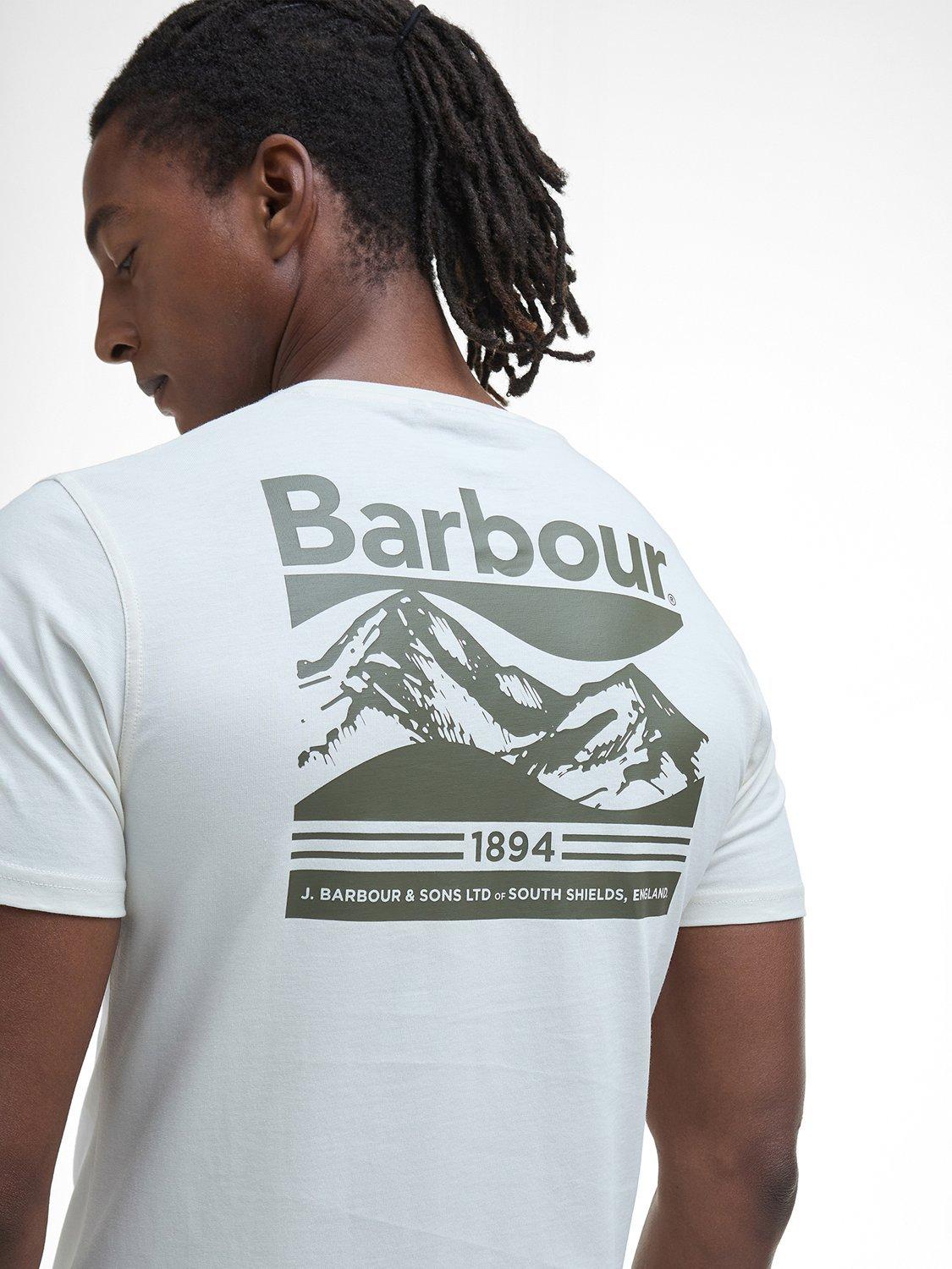 Product image 6 of 6, which shows Barbour Camber Oceana Graphic T-Shirt, Antique White, L