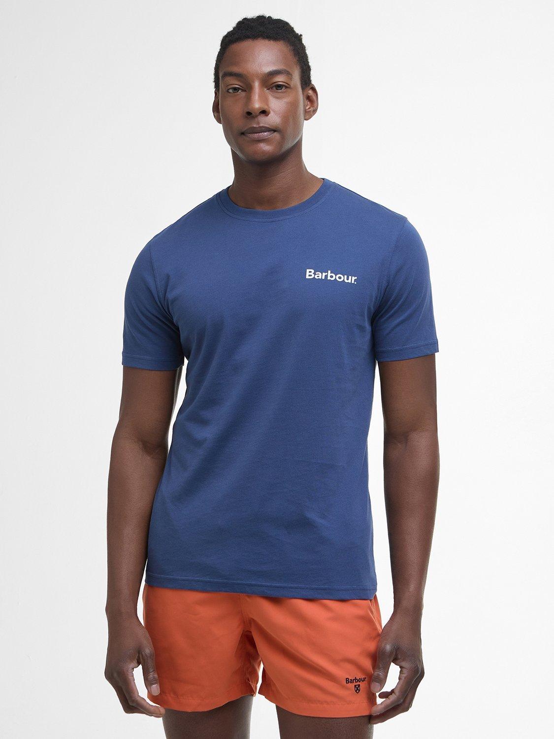 Product image 1 of 6, which shows Barbour Camber Oceana Graphic T-Shirt, Oceana, S