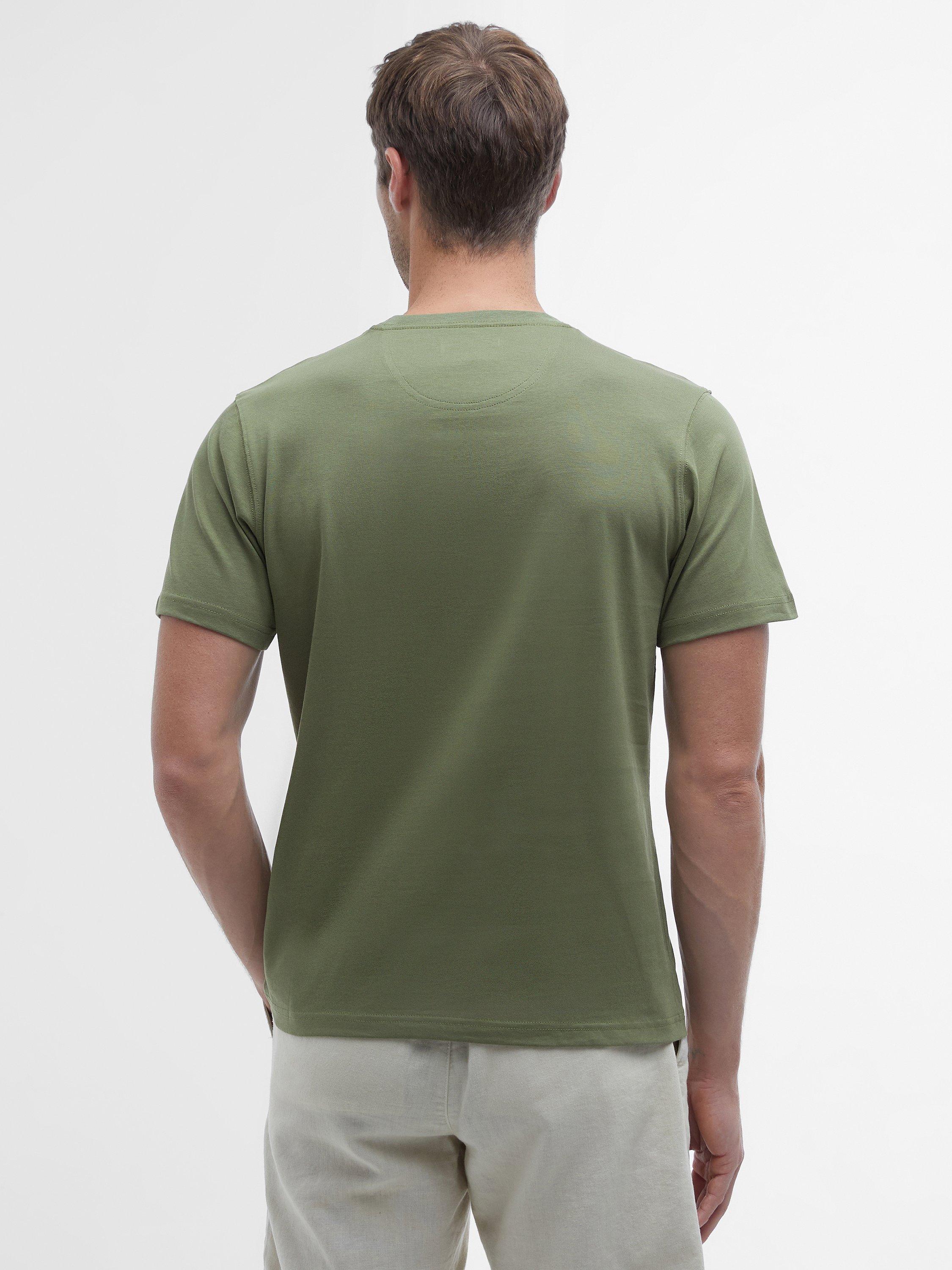 Product image 2 of 7, which shows Barbour Essential Sports Logo T-Shirt, Burnt Olive, XXL