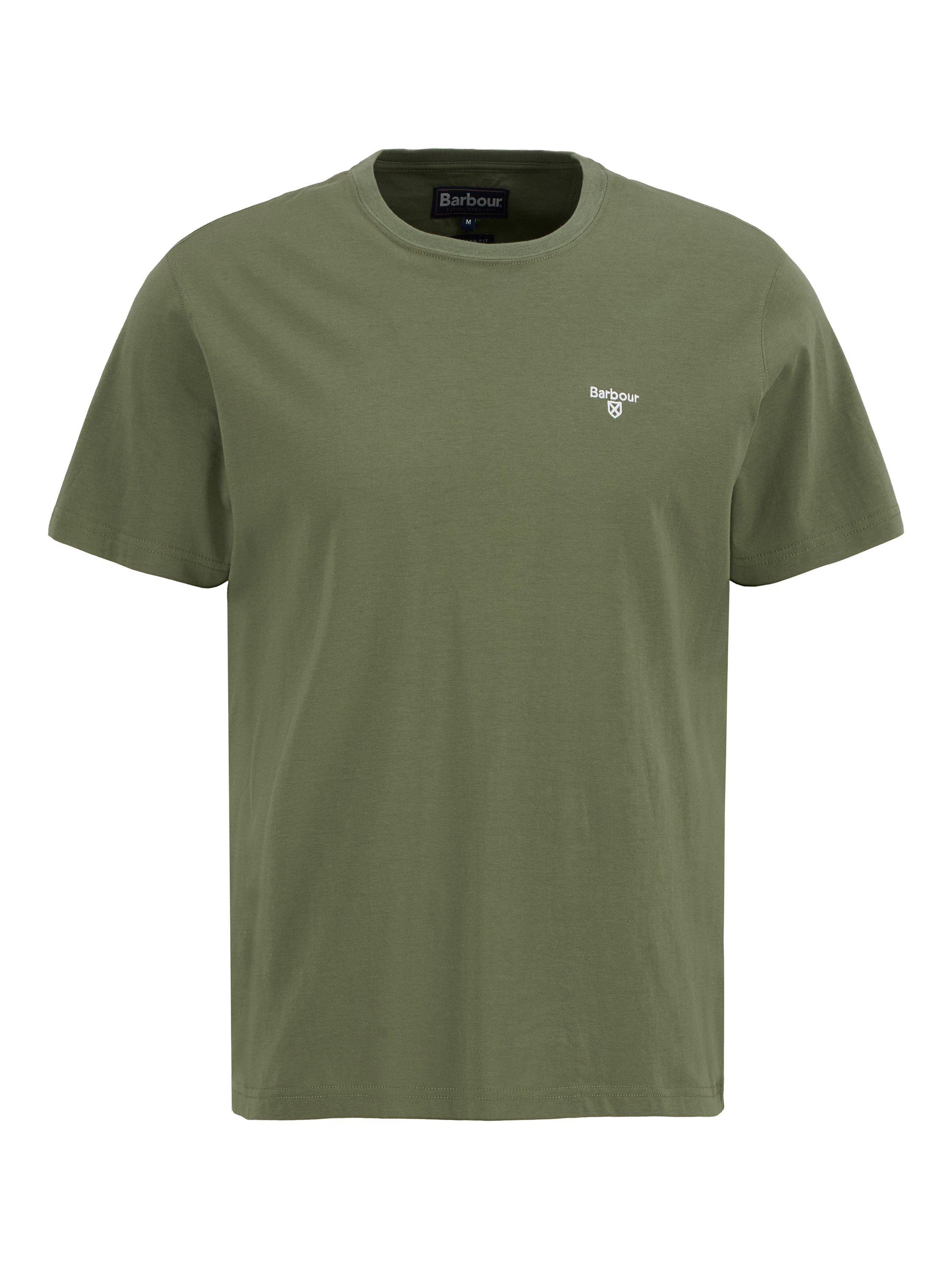 Product image 4 of 7, which shows Barbour Essential Sports Logo T-Shirt, Burnt Olive, XXL