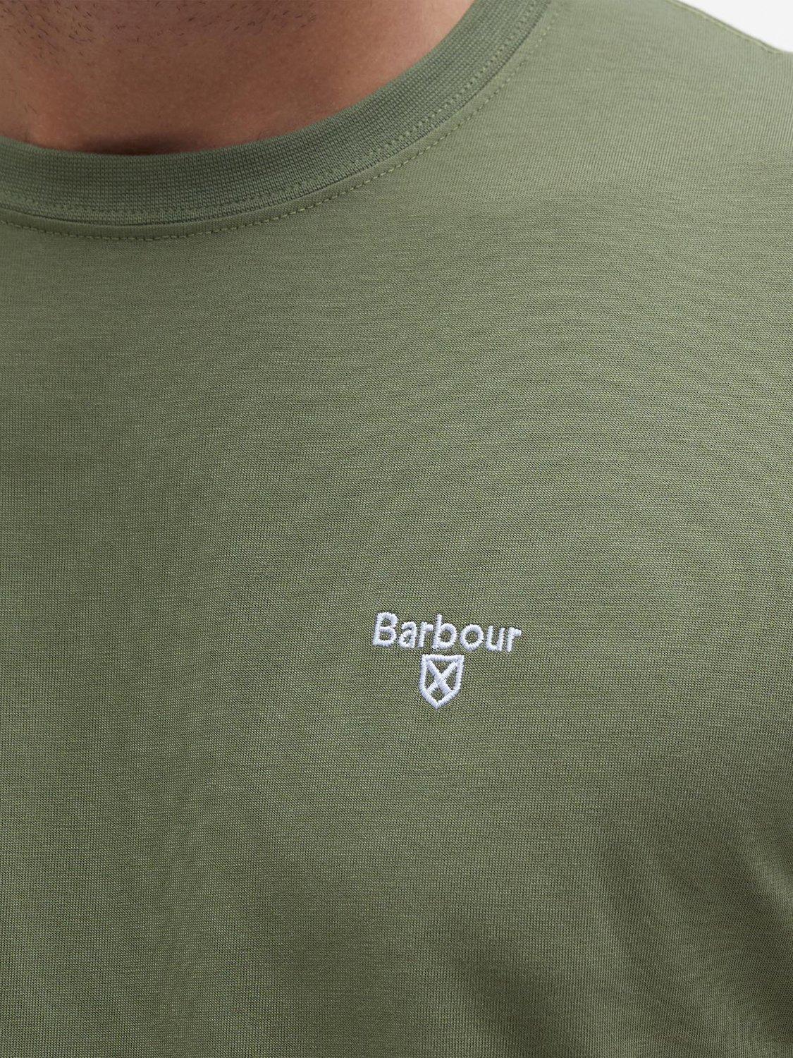 Product image 6 of 7, which shows Barbour Essential Sports Logo T-Shirt, Burnt Olive, XXL