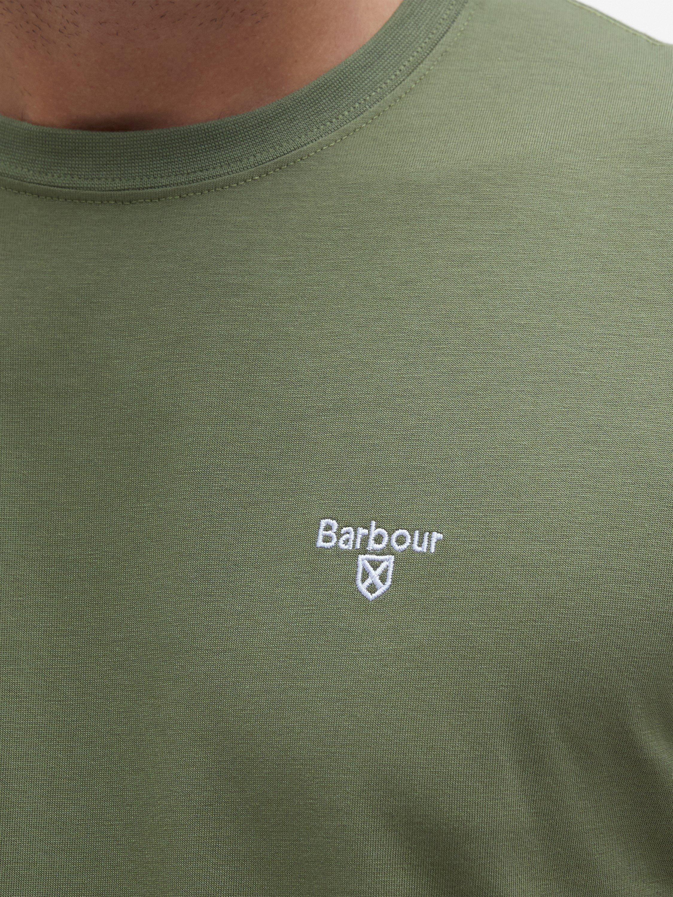 Product image 7 of 7, which shows Barbour Essential Sports Logo T-Shirt, Burnt Olive, XXL