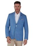 Raging Bull Linen Blazer, Mid Blue