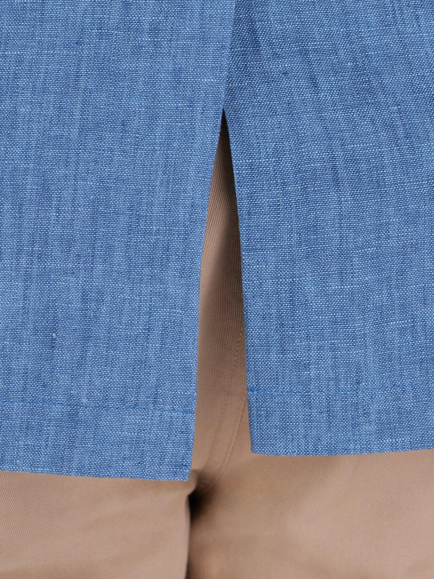 Product image 8 of 9, which shows Raging Bull Linen Blazer, Mid Blue, S