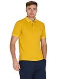Raging Bull Cotton Regular Fit Garment Dyed Pique Polo Shirt, Yellow, Yellow