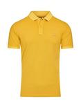 Raging Bull Cotton Regular Fit Garment Dyed Pique Polo Shirt, Yellow, Yellow