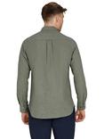 Raging Bull Classic Long Sleeve Linen Blend Shirt, Olive