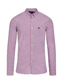 Raging Bull Cotton Regular Fit Check Shirt, Multi - view 2, Multi