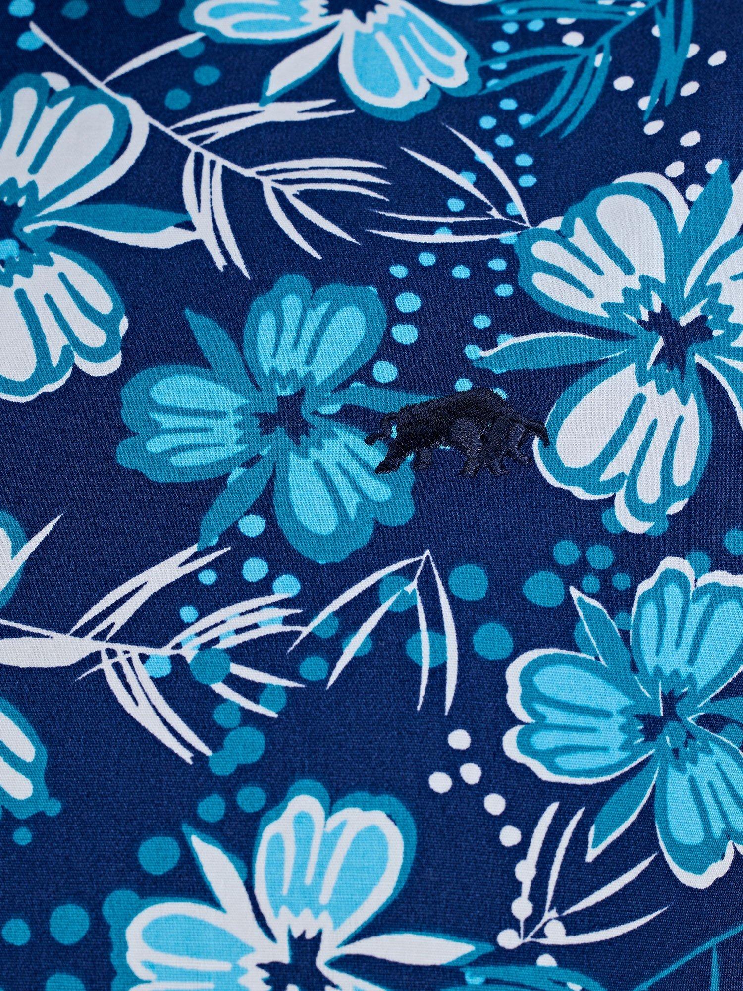 Product image 5 of 7, which shows Raging Bull Cotton Regular Fit Floral Shirt, Navy/Multi, S