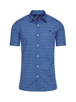 Raging Bull Short Sleeve Floral Shirt, Navy/Multi - view 2, Navy/Multi