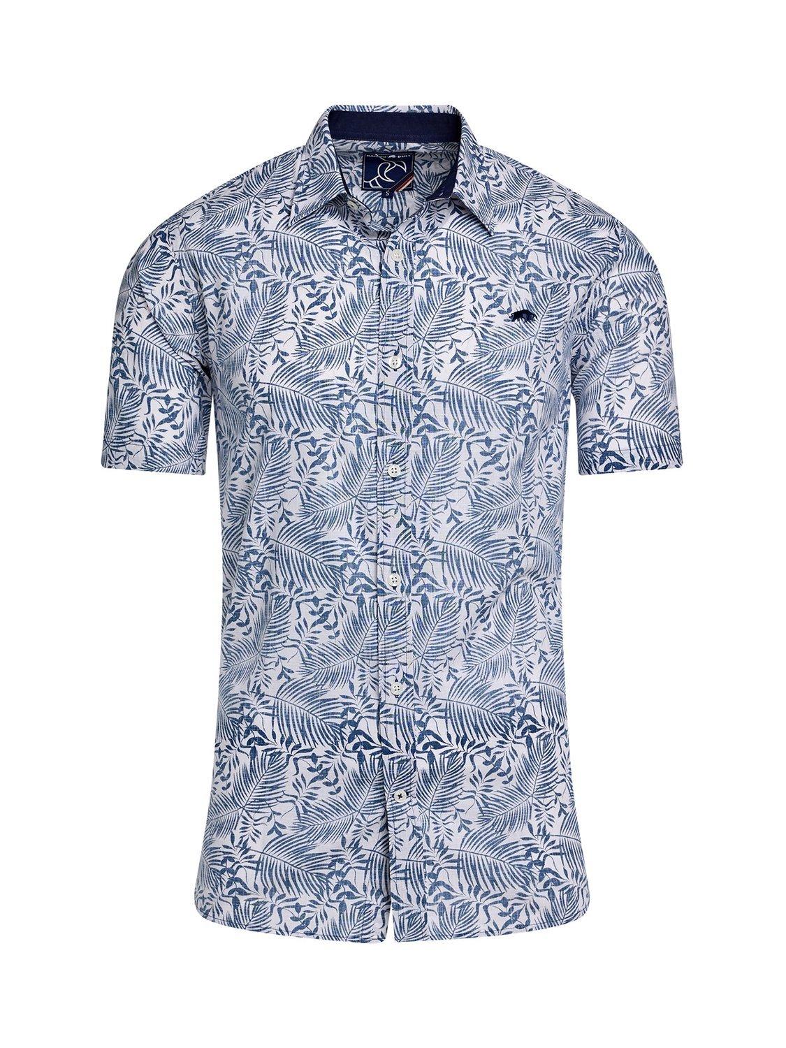 Product image 2 of 8, which shows Raging Bull Short Sleeve Floral Shirt, Navy/Multi, S