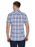 Raging Bull Short Sleeve Large Check Shirt, Navy/Multi