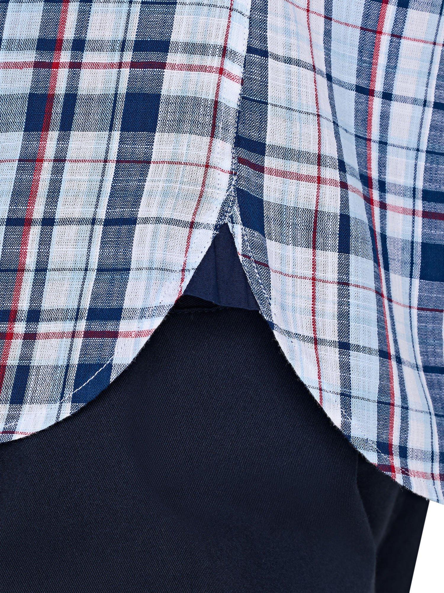 Product image 6 of 7, which shows Raging Bull Short Sleeve Large Check Shirt, Navy/Multi, S