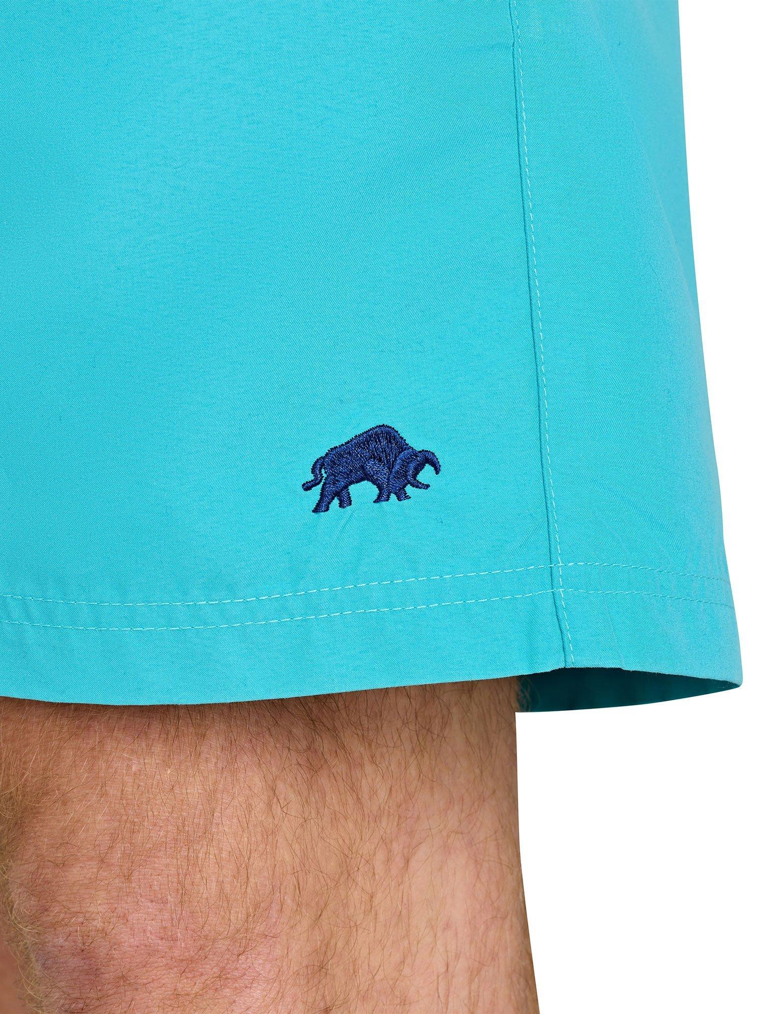Product image 3 of 4, which shows Raging Bull Swim Shorts, Turquoise, S