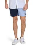 Raging Bull Harlequin Shorts, Sky Blue/Navy