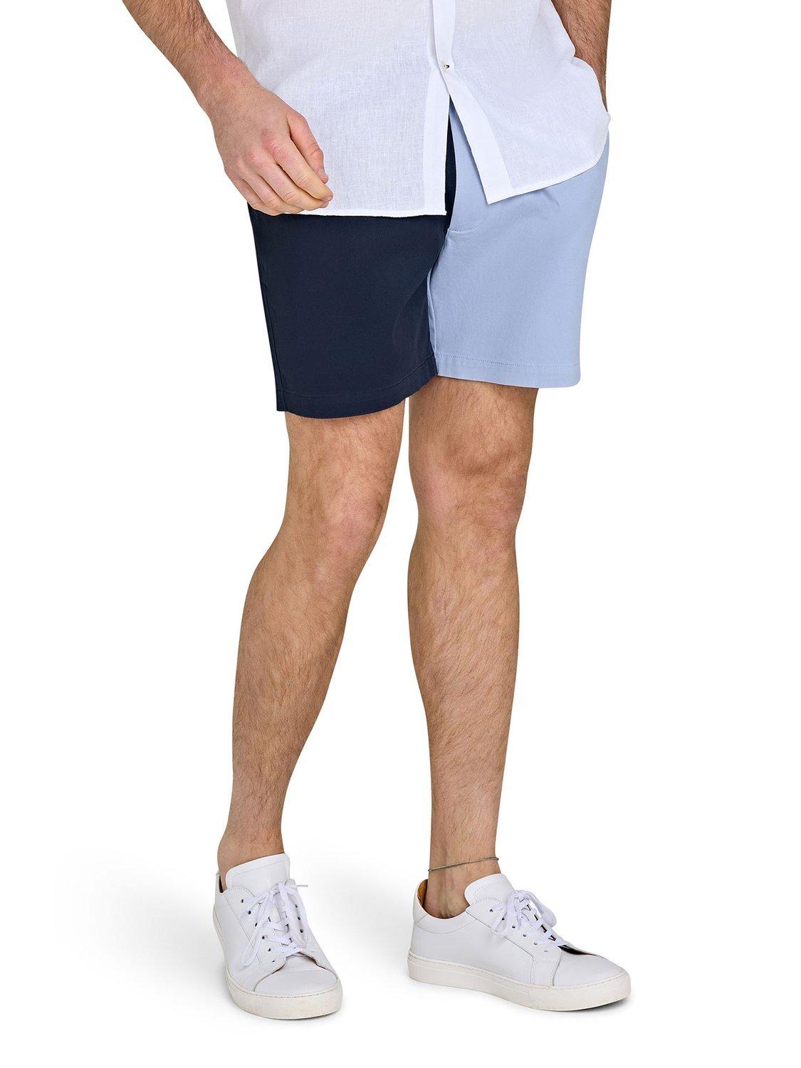 Product image 4 of 4, which shows Raging Bull Harlequin Shorts, Sky Blue/Navy, S
