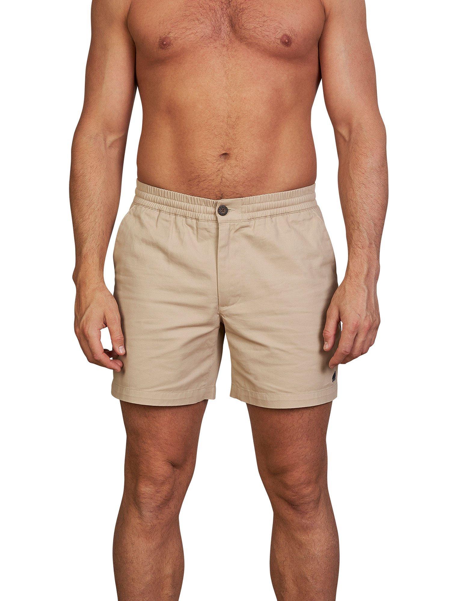 Product image 4 of 4, which shows Raging Bull Stretch Chino Shorts, Tan, S