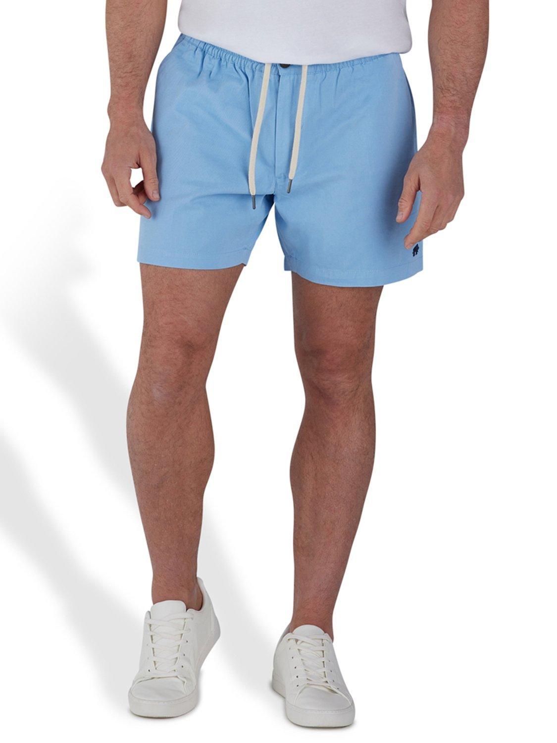 Product image 1 of 8, which shows Raging Bull Stretch Chino Shorts, Sky Blue, S