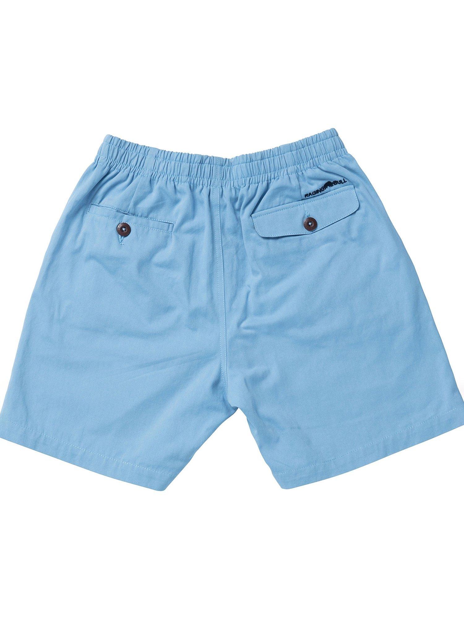 Product image 4 of 8, which shows Raging Bull Stretch Chino Shorts, Sky Blue, S