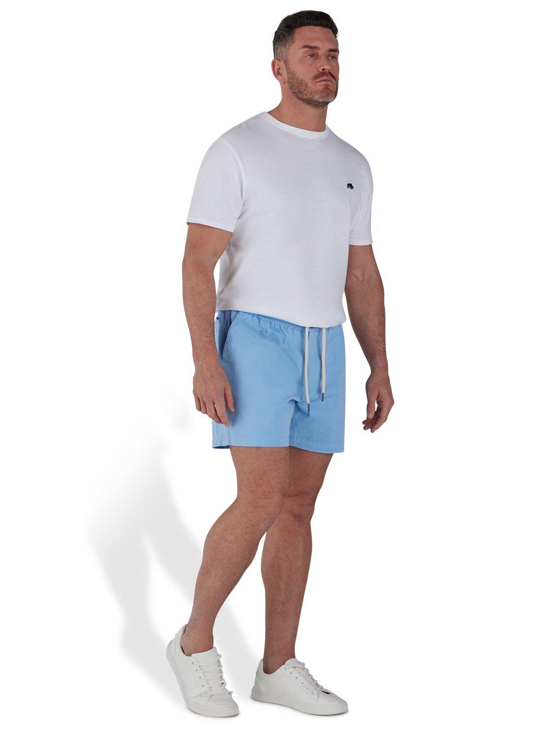 Product image 8 of 8, which shows Raging Bull Stretch Chino Shorts, Sky Blue, S