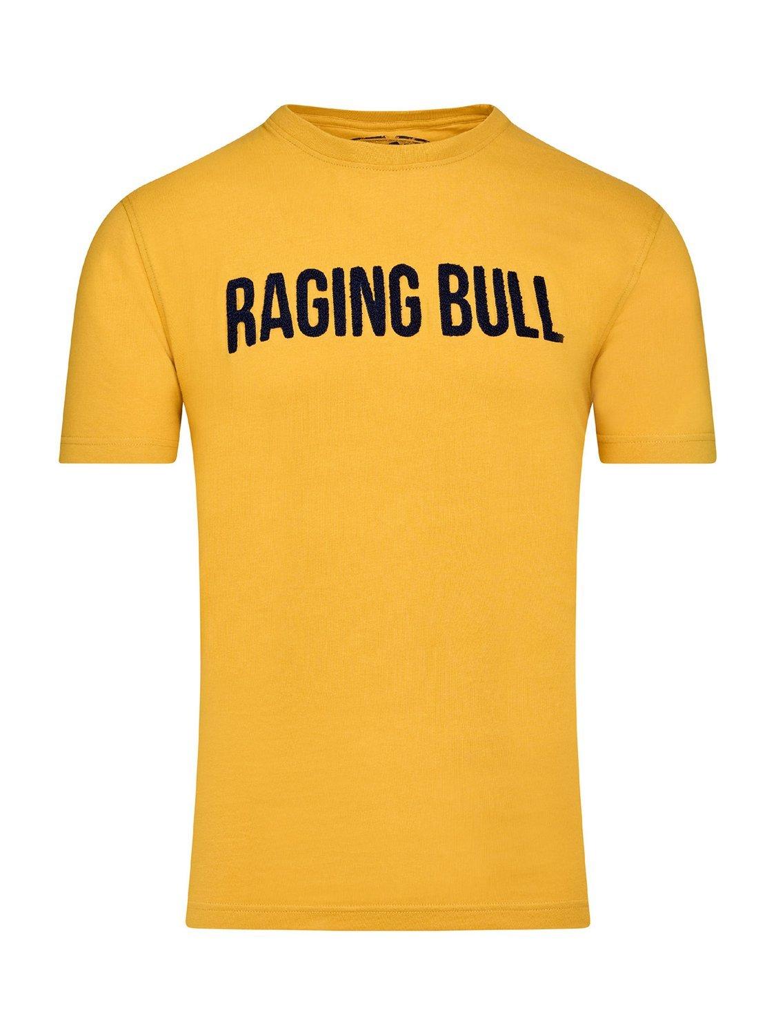 Product image 2 of 7, which shows Raging Bull RB Boucle T-Shirt, Mustard/Black, S