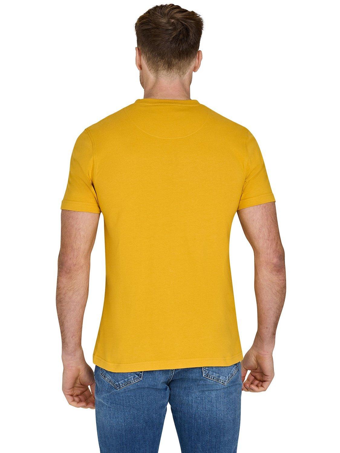 Product image 3 of 7, which shows Raging Bull RB Boucle T-Shirt, Mustard/Black, S