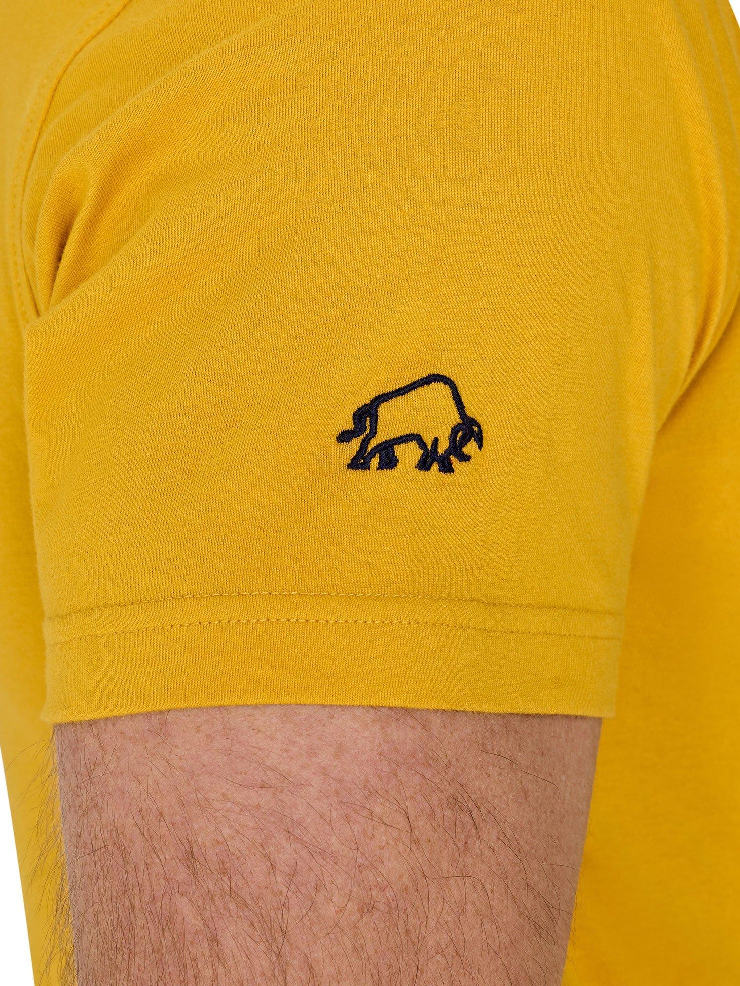 Product image 5 of 7, which shows Raging Bull RB Boucle T-Shirt, Mustard/Black, S