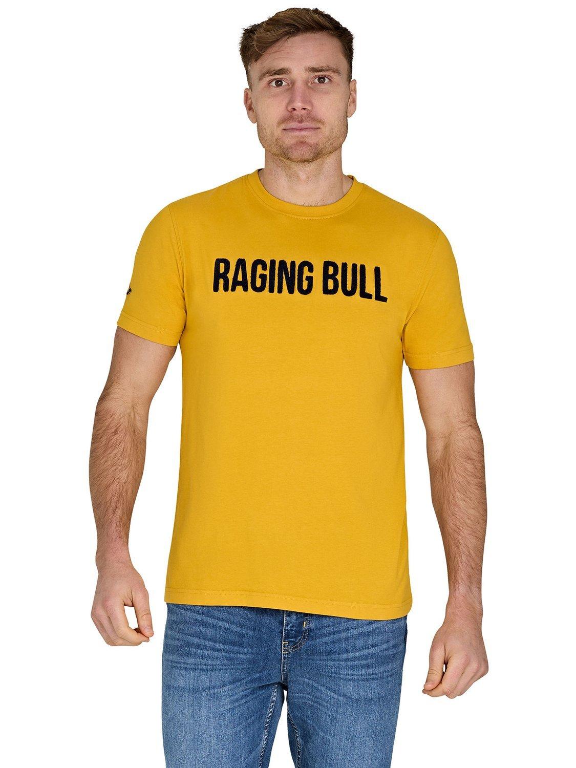 Product image 7 of 7, which shows Raging Bull RB Boucle T-Shirt, Mustard/Black, S