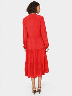 Saint Tropez Eda Midi Dress - view 2, Flame Scarlet