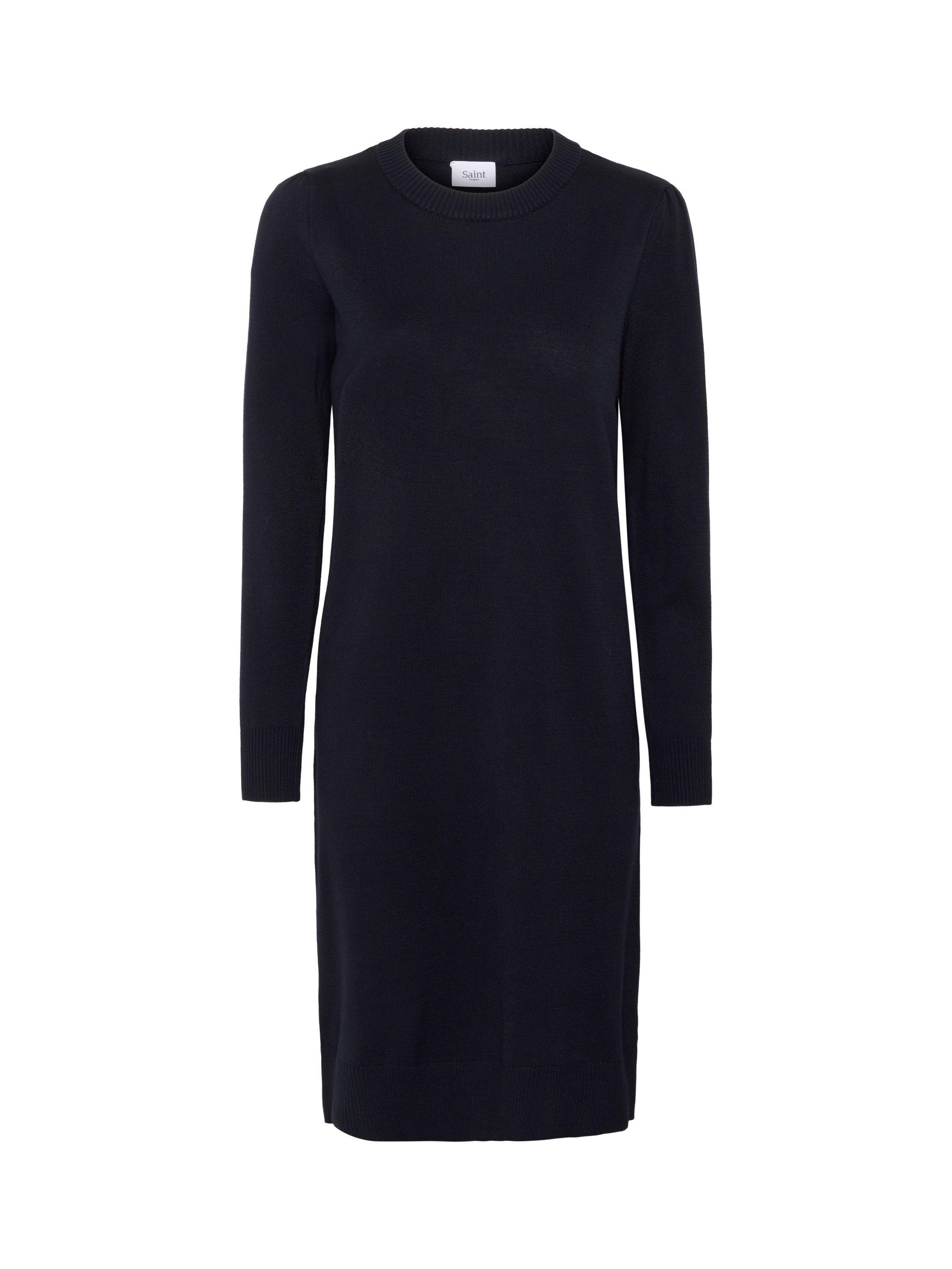 Product image 1 of 2, which shows Saint Tropez Mila Soft Knit Jumper Dress, Night Sky, XS