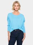 Saint Tropez Mila Ribbed Sleeve Jumper