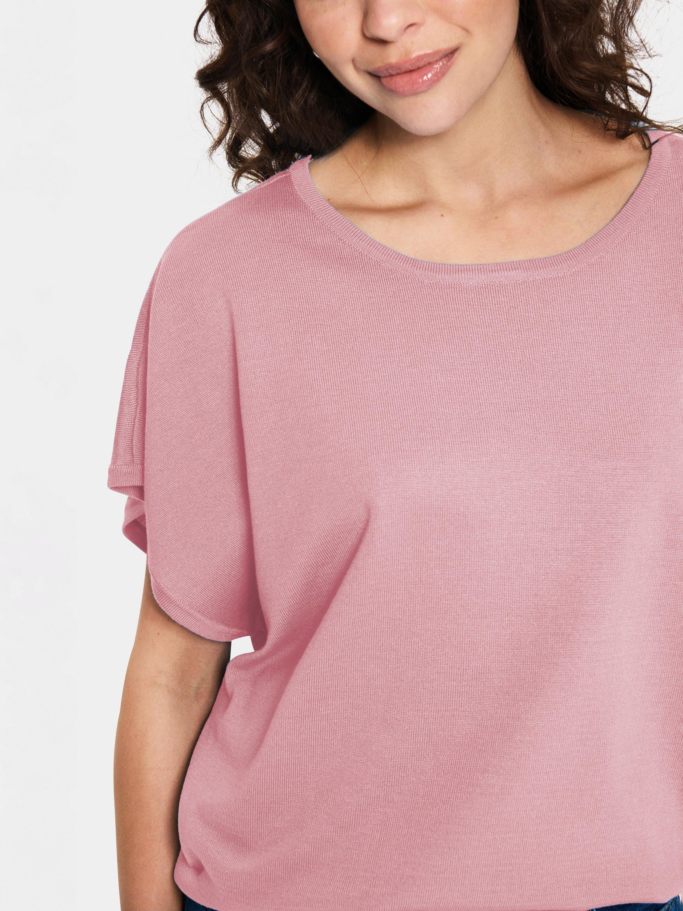 Product image 4 of 6, which shows Saint Tropez Mila Short Sleeve Jumper, Pink Nectar, XS